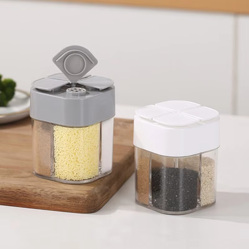 Camping Cooking Gear - 4 in 1 Plastic Dispenser Camping