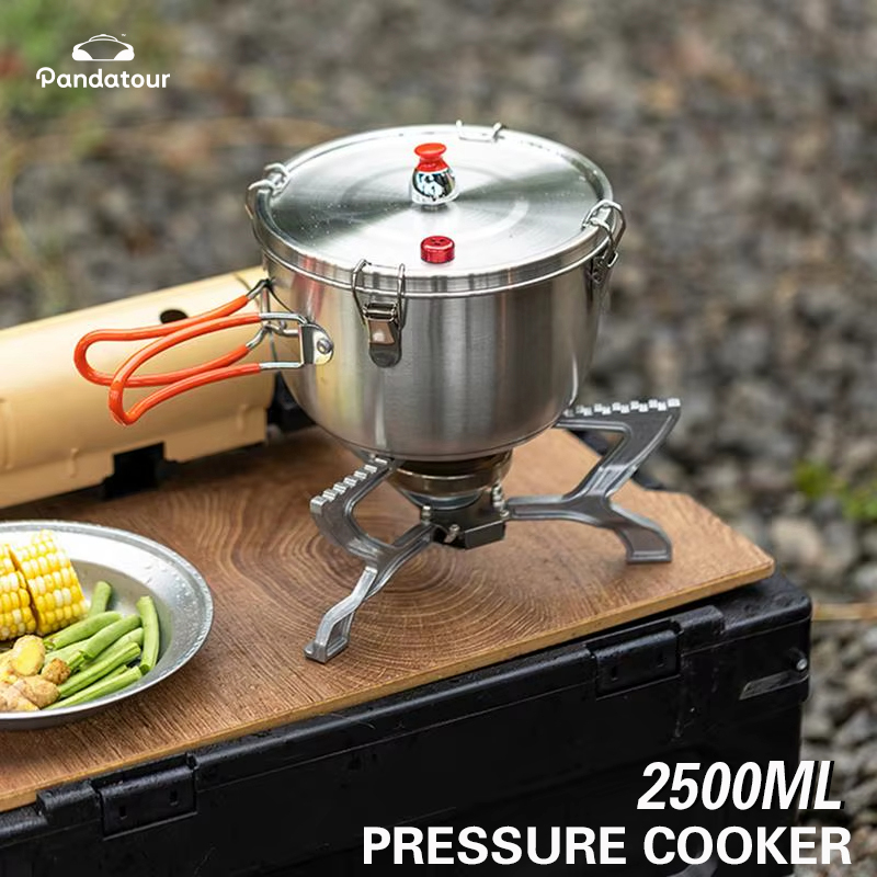 Camping Cooking Utilities - Pandatou Portable High Altitude Non-stick 304