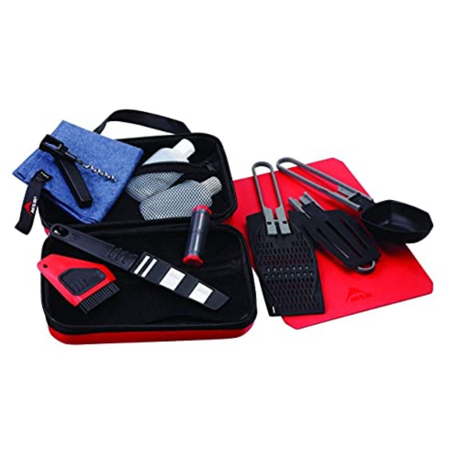 Camping Cooking Gear - MSR Alpine Deluxe Kitchen Set Red