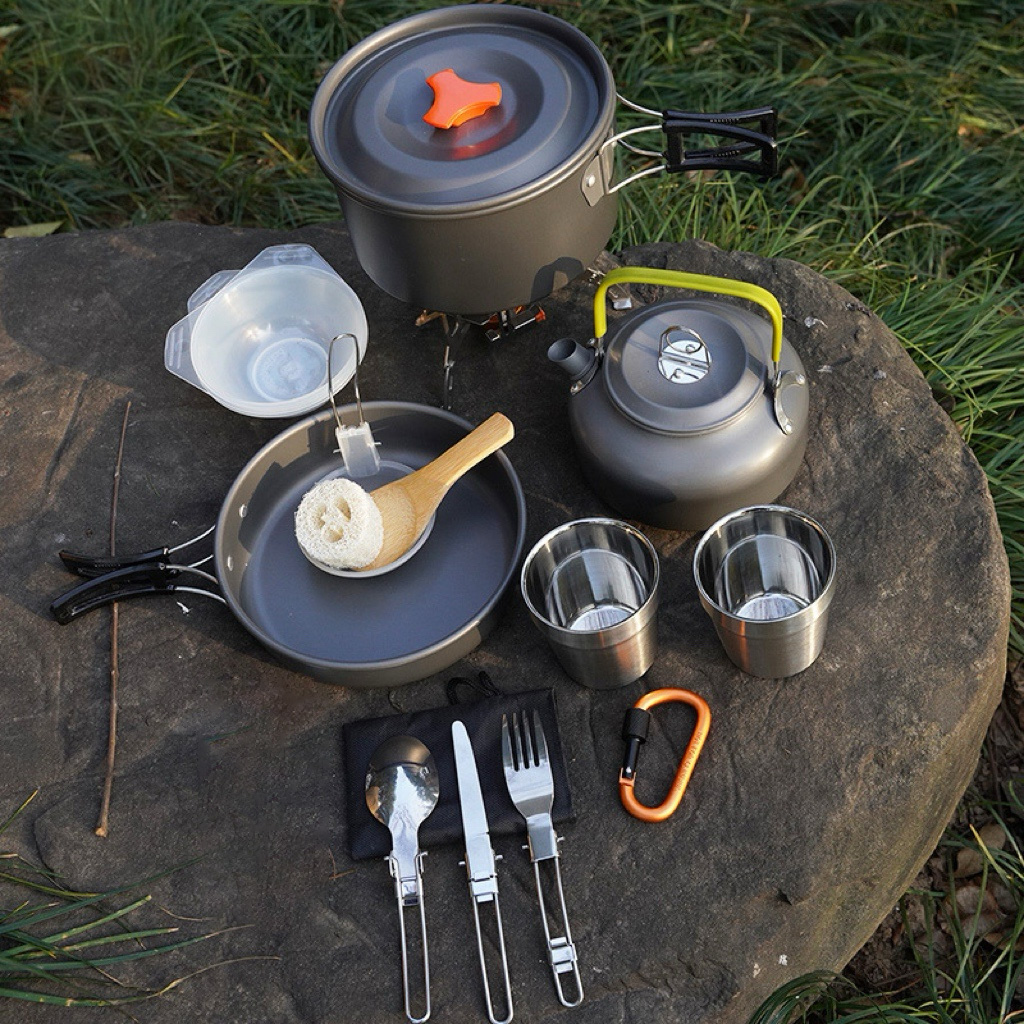 Camping Cooking Cup - Hot Sales Camping Cookware Set Outdoor