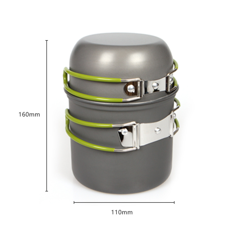 Ultralight Camping Pot Set: Ca - Camping Cooking Set Large のレビューと価格