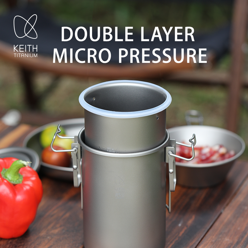 KEITH Pure Titanium Rice Cooke - Camping Cooking Gear のレビューと価格