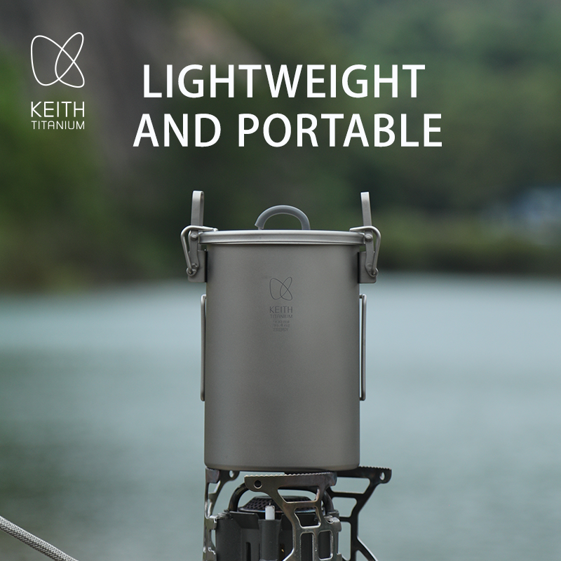 KEITH Pure Titanium Rice Cooke - Camping Cooking Gear のレビューと価格
