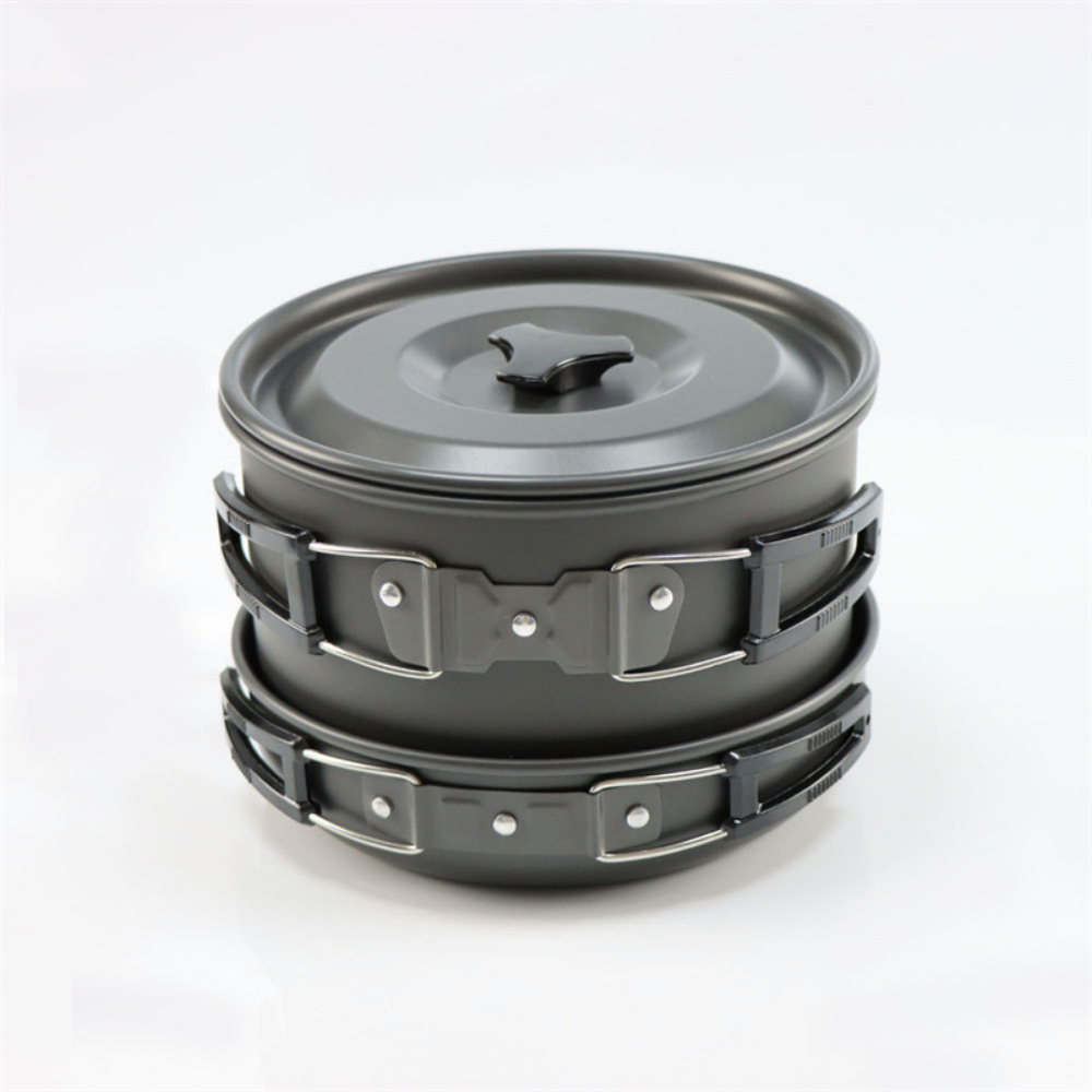 Lightweight Aluminum Alloy Out - Camping Cooking Set Large のレビューと価格