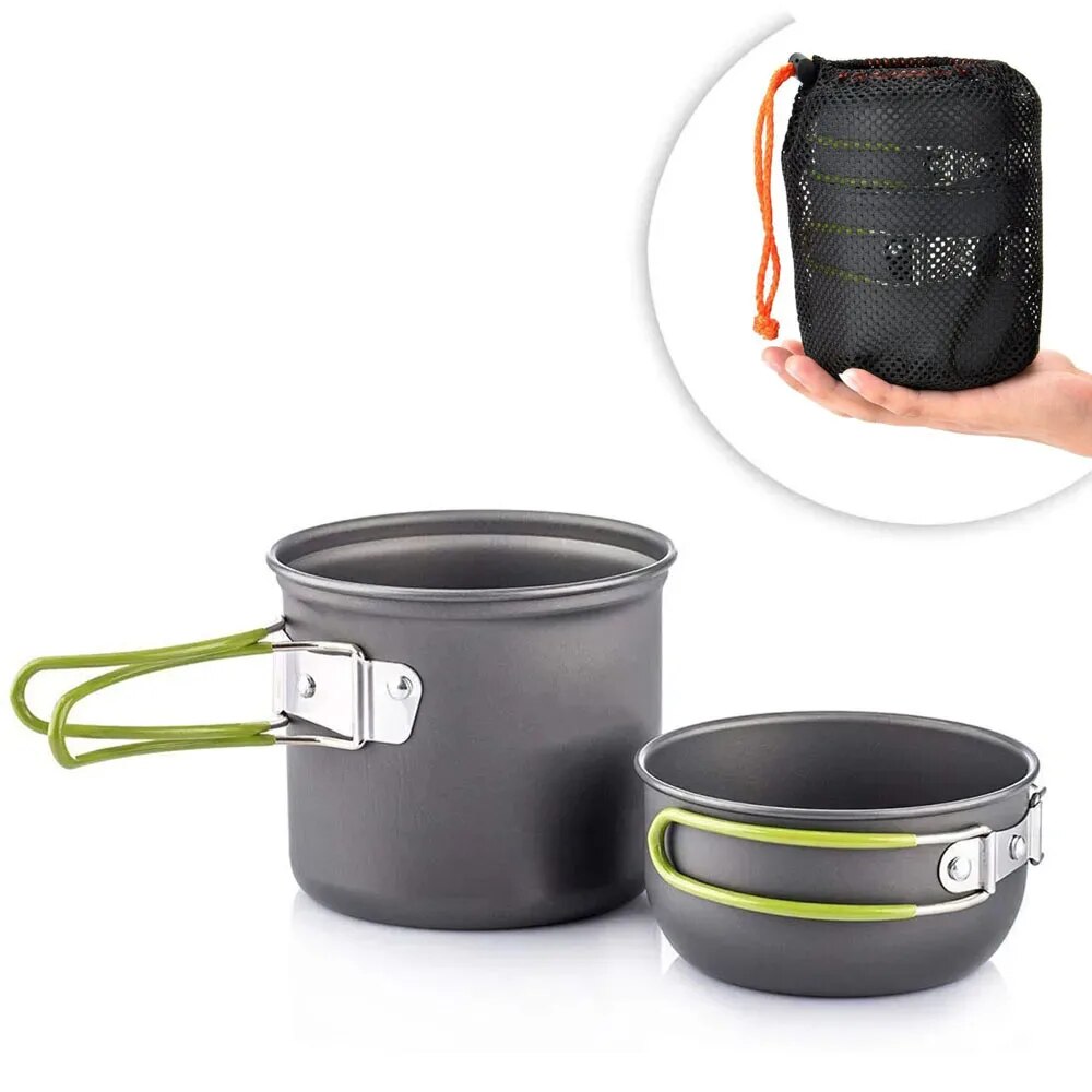 Camping Cookware Mess Kit Ultr - Camping Cooking Gear のレビューと価格