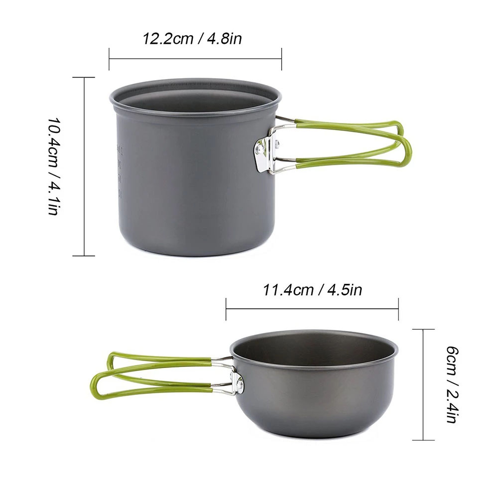 Camping Cookware Mess Kit Ultr - Camping Cooking Gear のレビューと価格