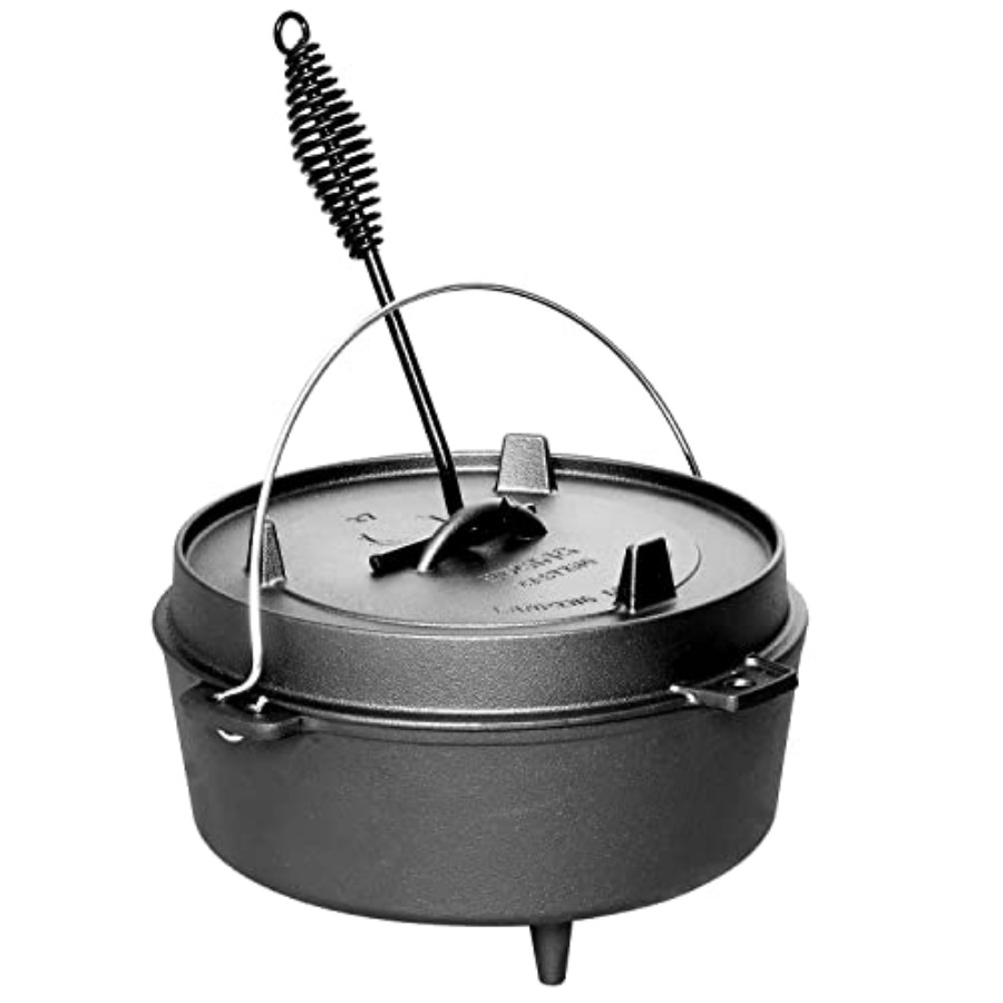 Pre-Seasoned Cast Iron Dutch O - Camp Dutch Oven Cast のレビューと価格