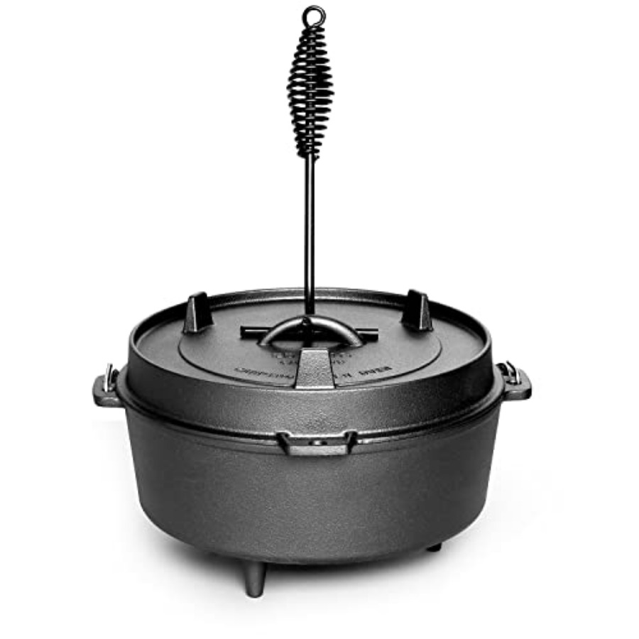Pre-Seasoned Cast Iron Dutch O - Camp Dutch Oven Cast のレビューと価格