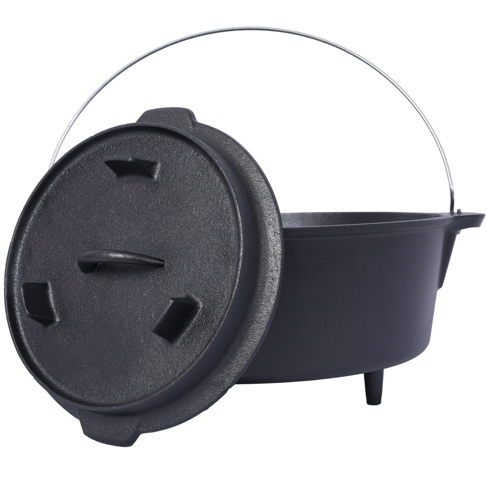 Pre-Seasoned Cast Iron Dutch O - Camp Dutch Oven Cast のレビューと価格