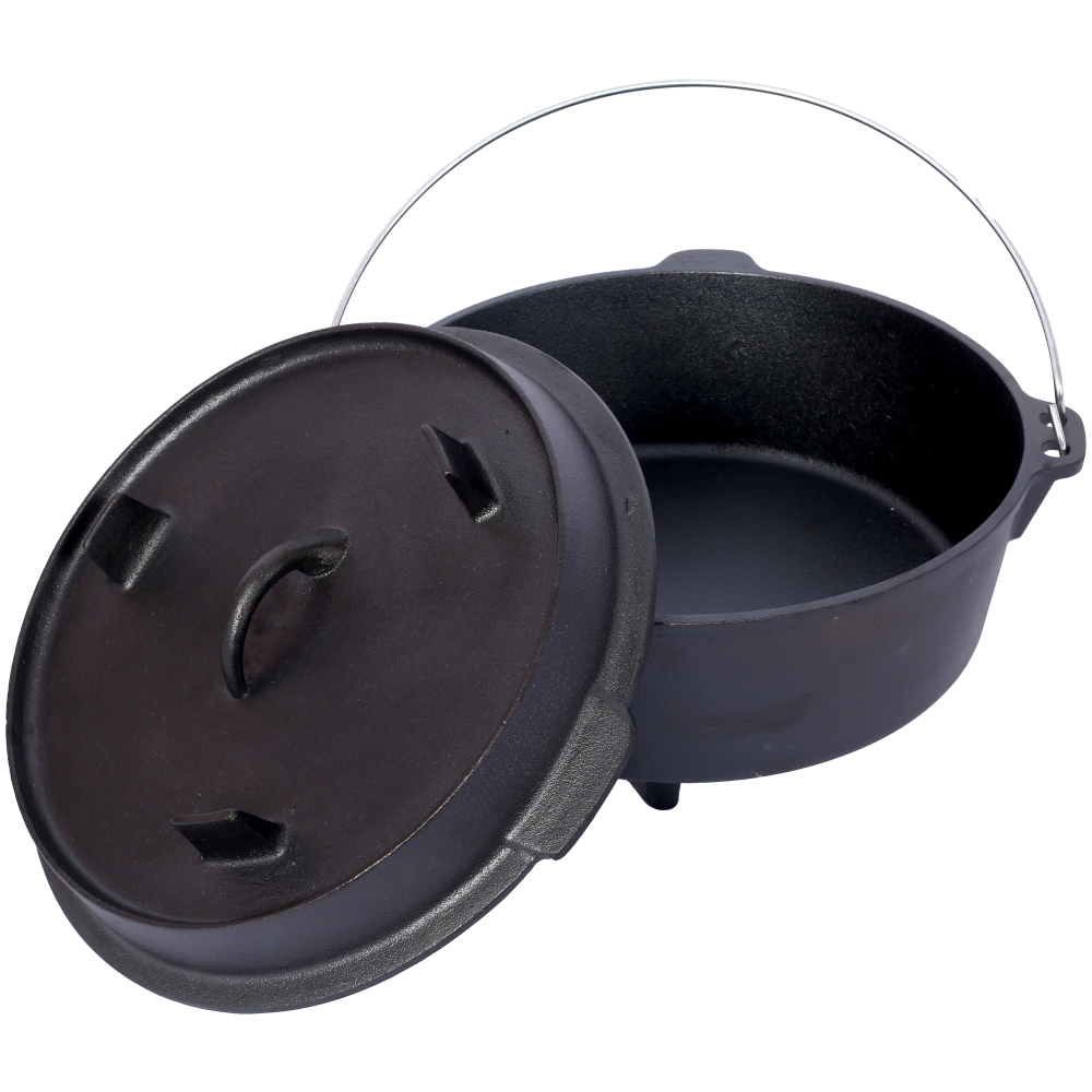 Pre-Seasoned Cast Iron Dutch O - Camp Dutch Oven Cast のレビューと価格