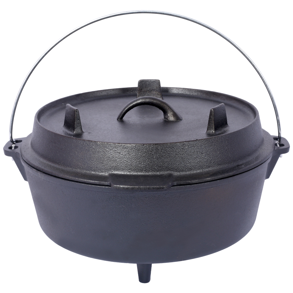 Pre-Seasoned Cast Iron Dutch O - Camp Dutch Oven Cast のレビューと価格