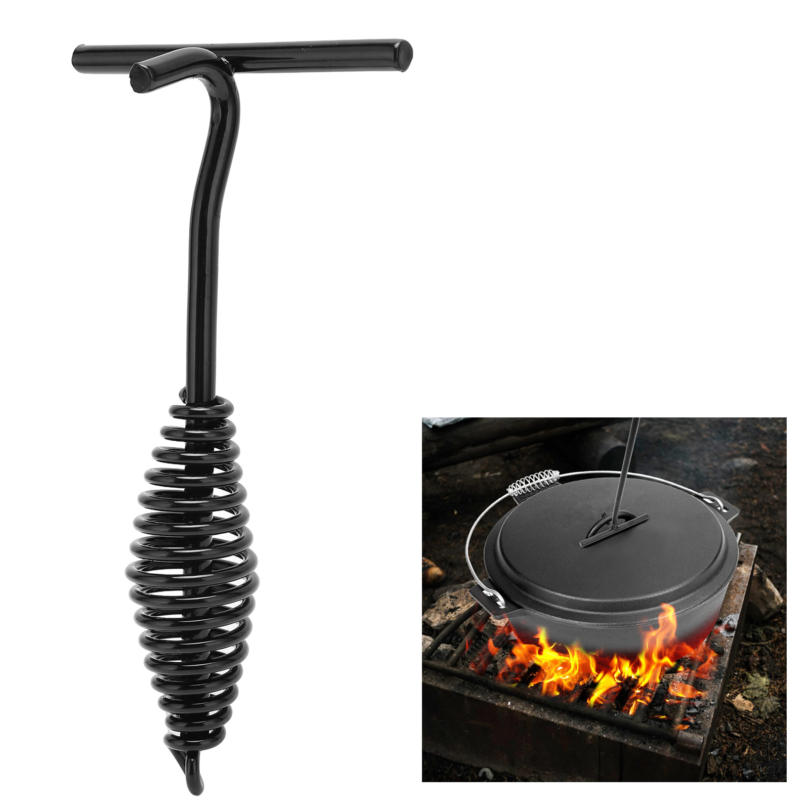 19.5cm Dutch Oven Lid Lifter C - Camp Dutch Oven Cast のレビューと価格