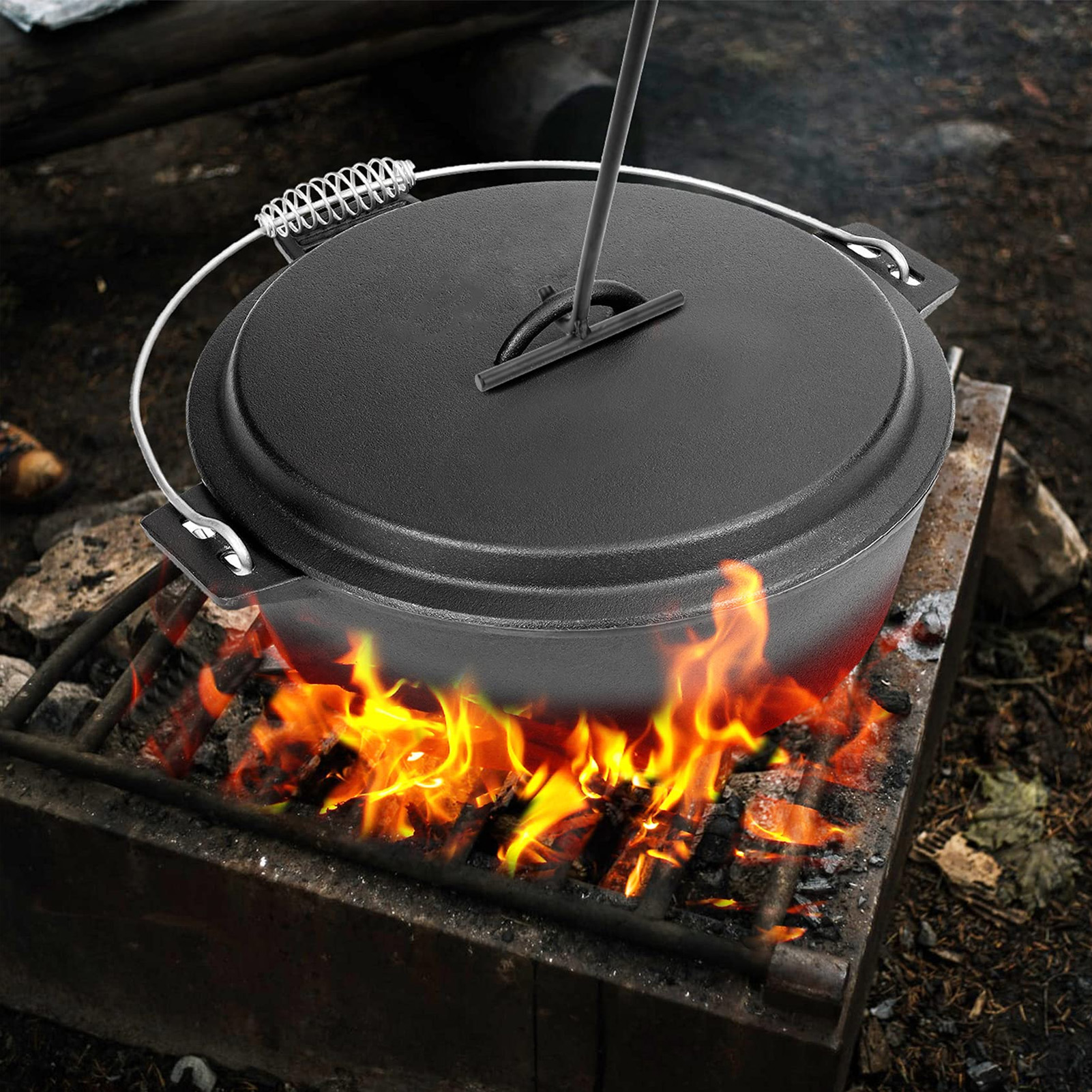 19.5cm Dutch Oven Lid Lifter C - Camp Dutch Oven Cast のレビューと価格