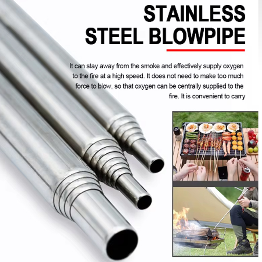 Stainless Steel Blowpipe Pocke - Camping Cooking Utilities のレビューと価格