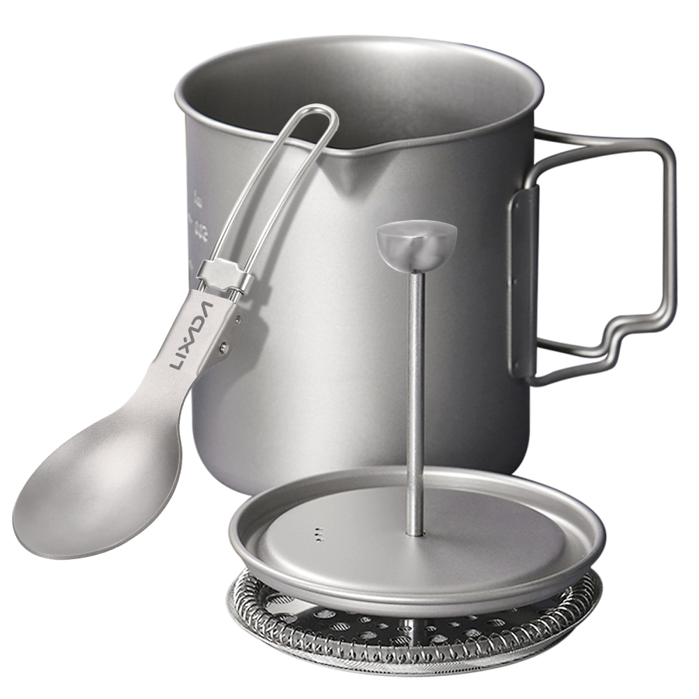 Lixada 750ml Titanium Coffee C - Camping Cooking Cup のレビューと価格