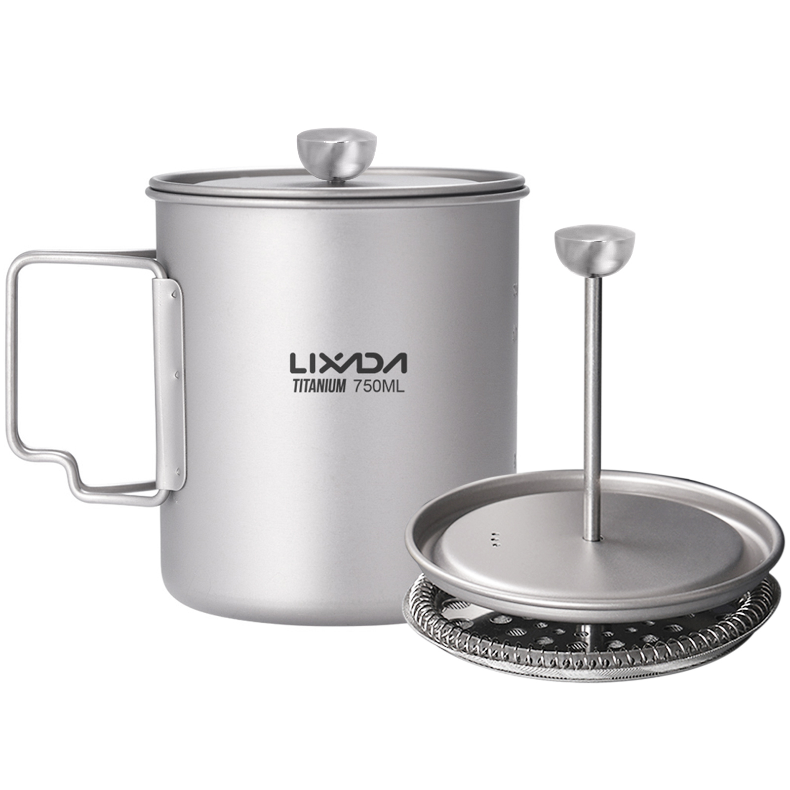 Lixada 750ml Titanium Coffee C - Camping Cooking Cup のレビューと価格