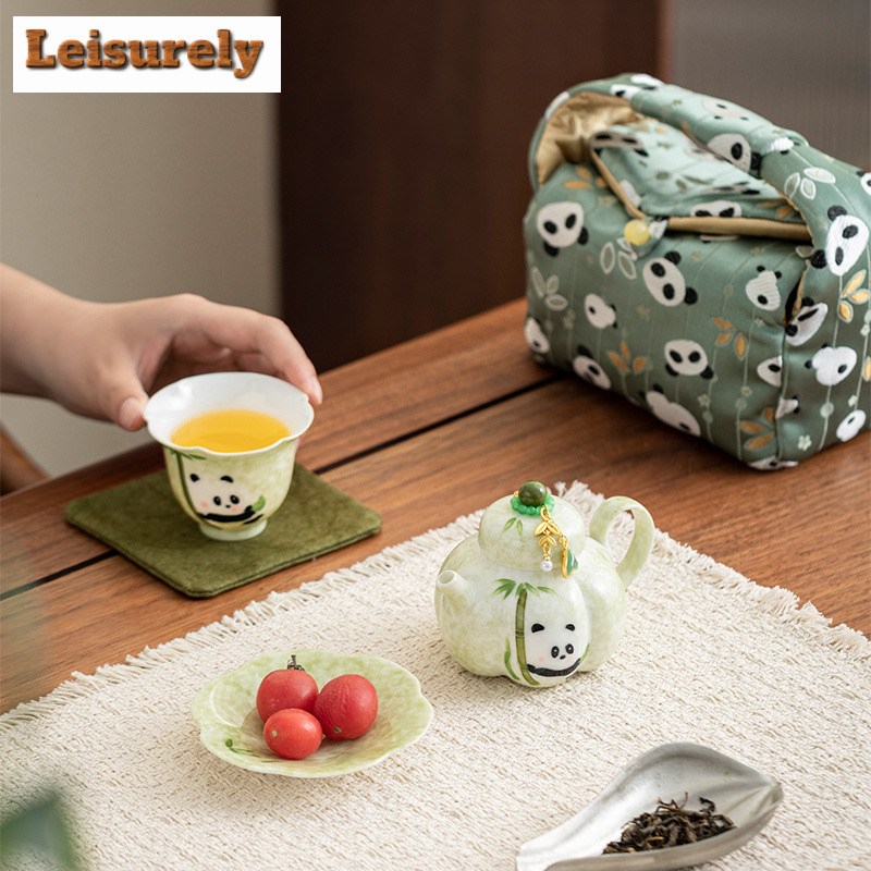 Hand-painted Panda Travel Tea  - Camping Cooking Gear のレビューと価格