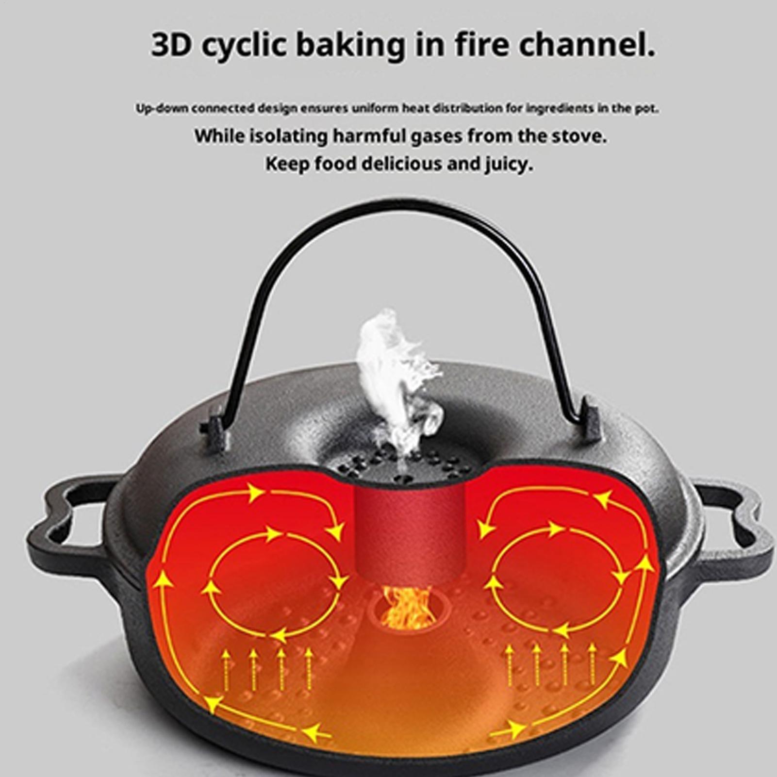 Cauldron Pot for Cooking Non-S - Camp Dutch Oven Cast のレビューと価格