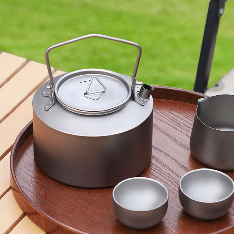 Camping Titanium Water Kettle  - Camping Cooking Cup のレビューと価格