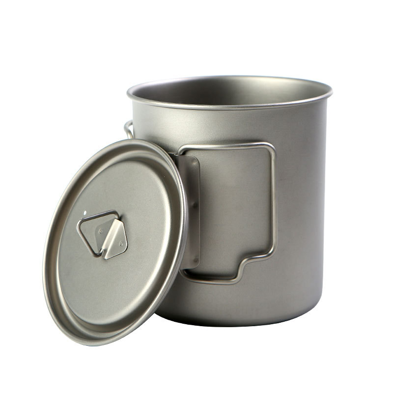 Camping Titanium Cups 450ml 55 - Camping Cooking Cup のレビューと価格