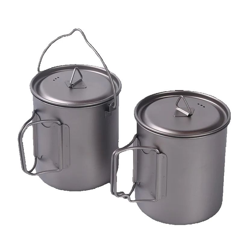 Camping Titanium Cups 450ml 55 - Camping Cooking Cup のレビューと価格
