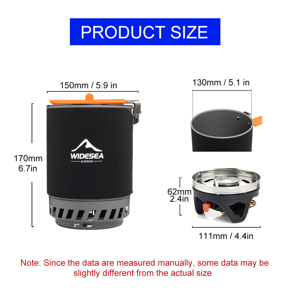 Widesea Camping Cooking System - Camping Cooking Cup のレビューと価格