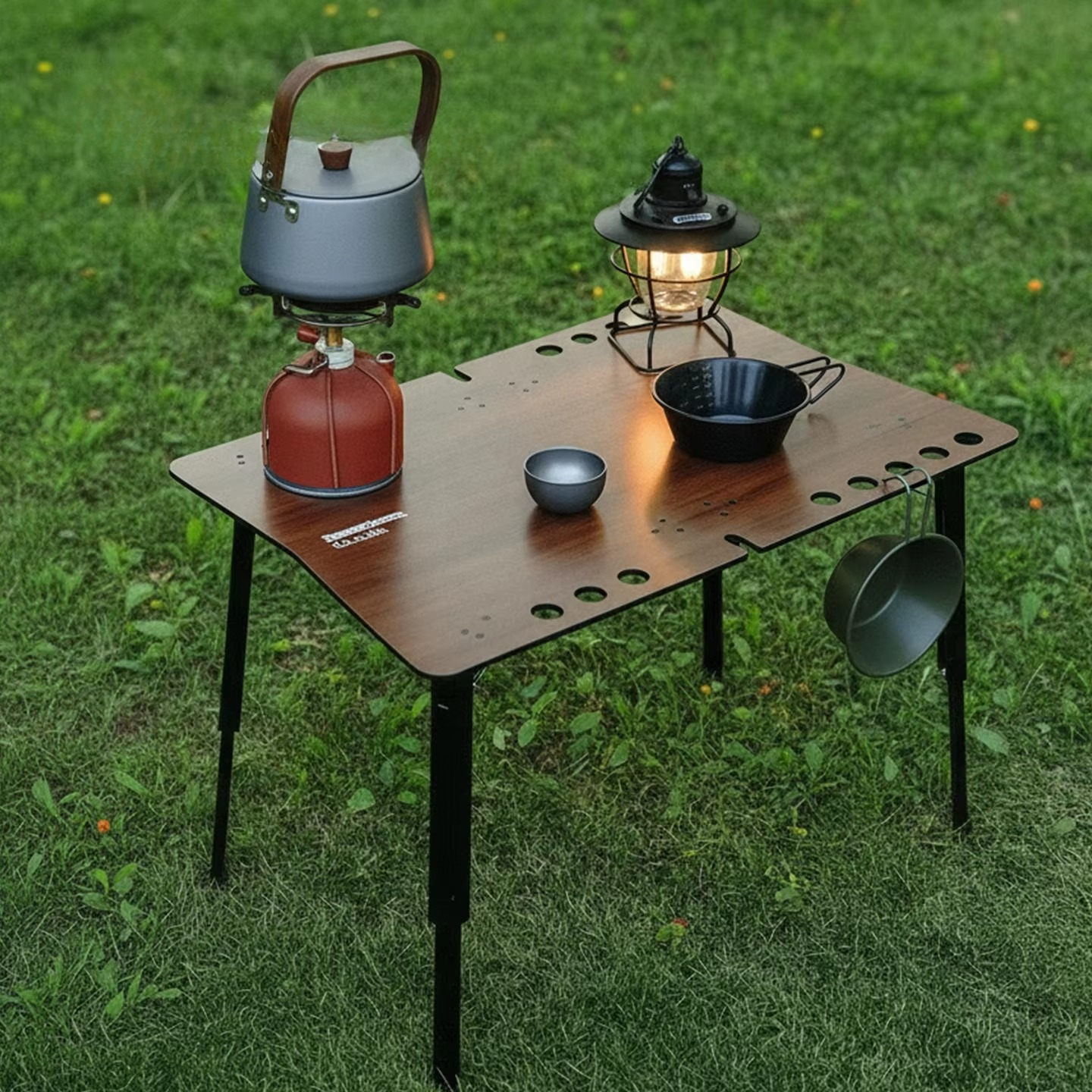Outdoor Aluminum Folding Table - Camping Cooking Table Foldable のレビューと価格