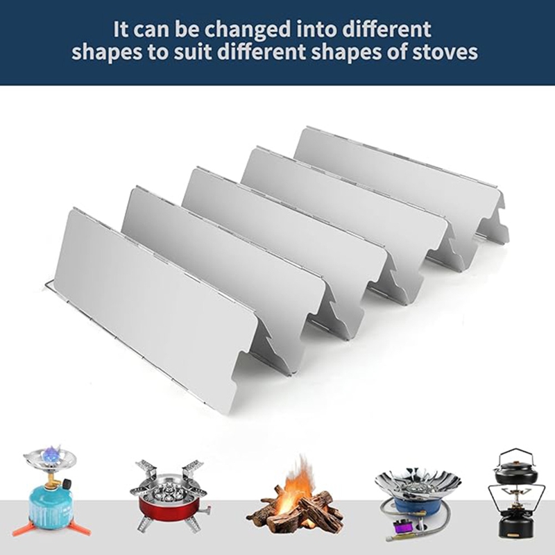 10 Plates Gas Stove Wind Shiel - Camping Cooking Plate のレビューと価格
