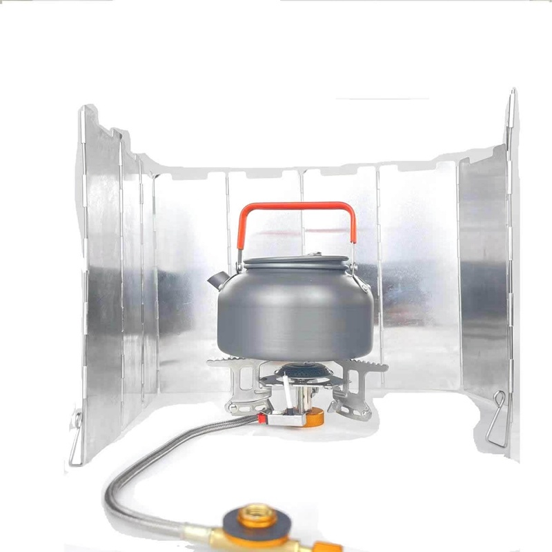 10 Plates Gas Stove Wind Shiel - Camping Cooking Plate のレビューと価格