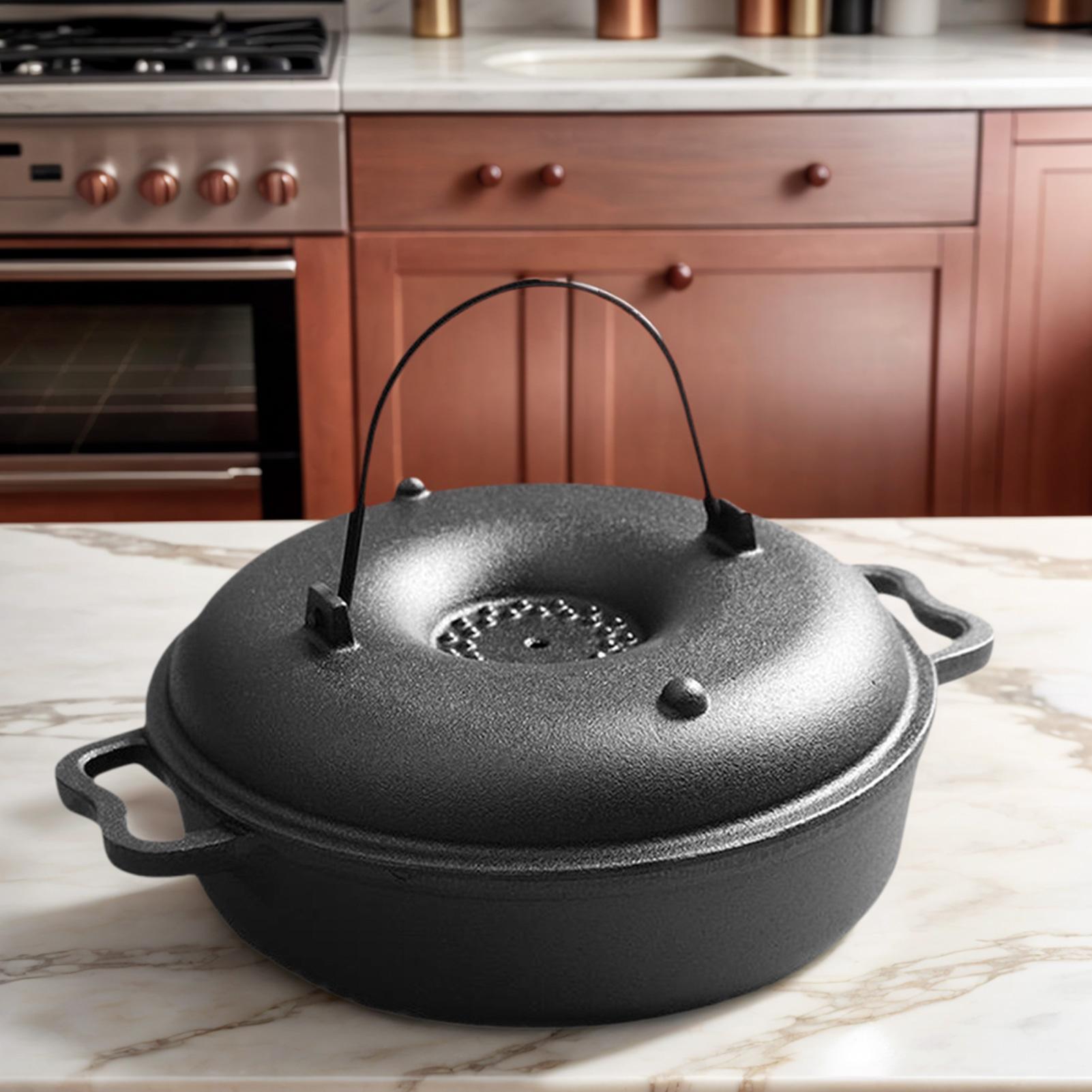 Cast Iron Cauldron For Cooking - Camp Dutch Oven Cast のレビューと価格