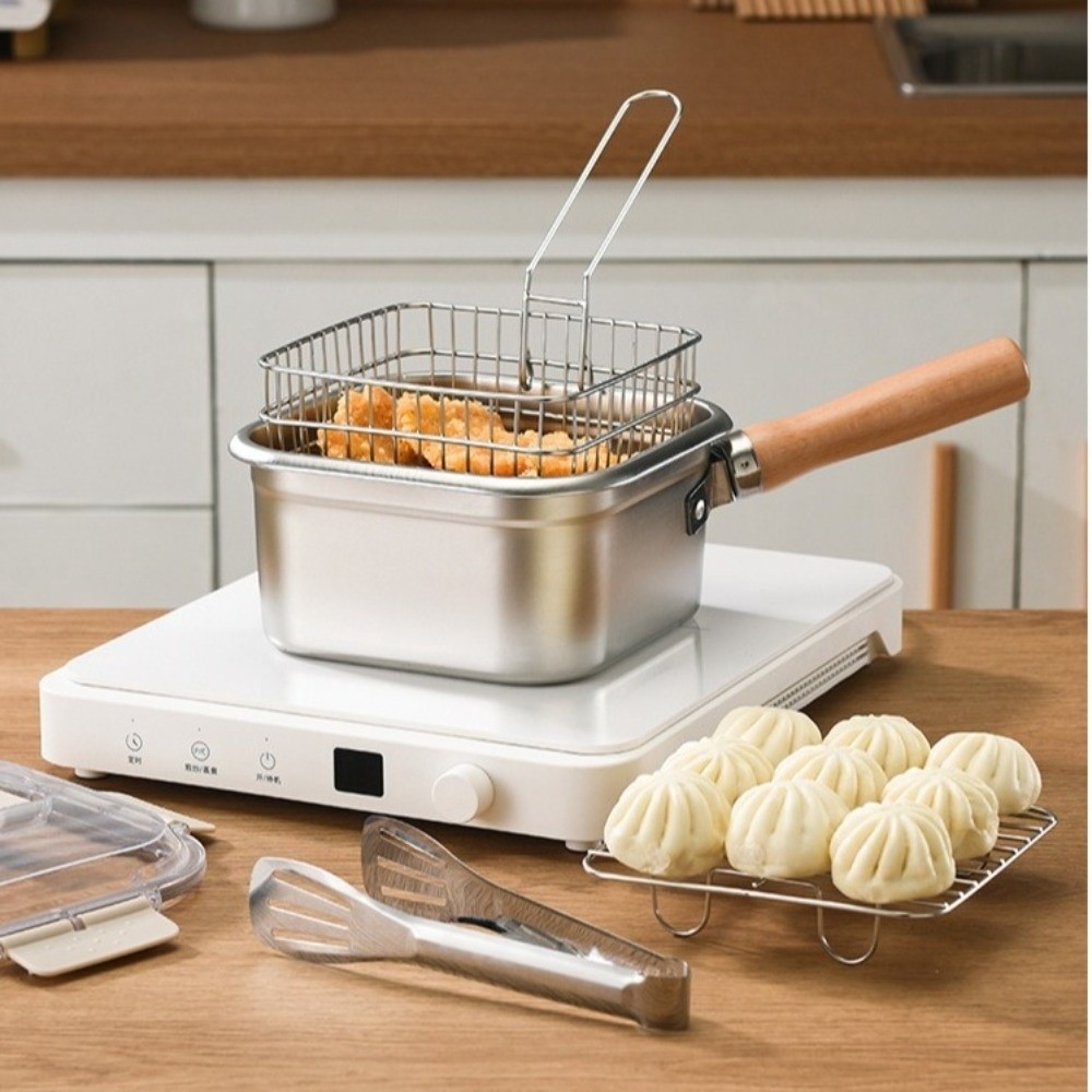 Portable Stainless Steel Fryin - Camping Cooking Set Large のレビューと価格
