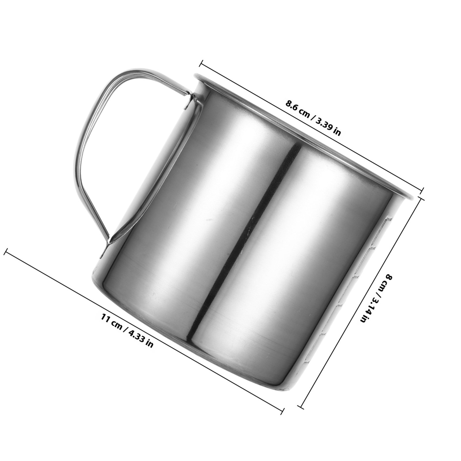 Stainless Steel Measuring Cup  - Camping Cooking Cup のレビューと価格