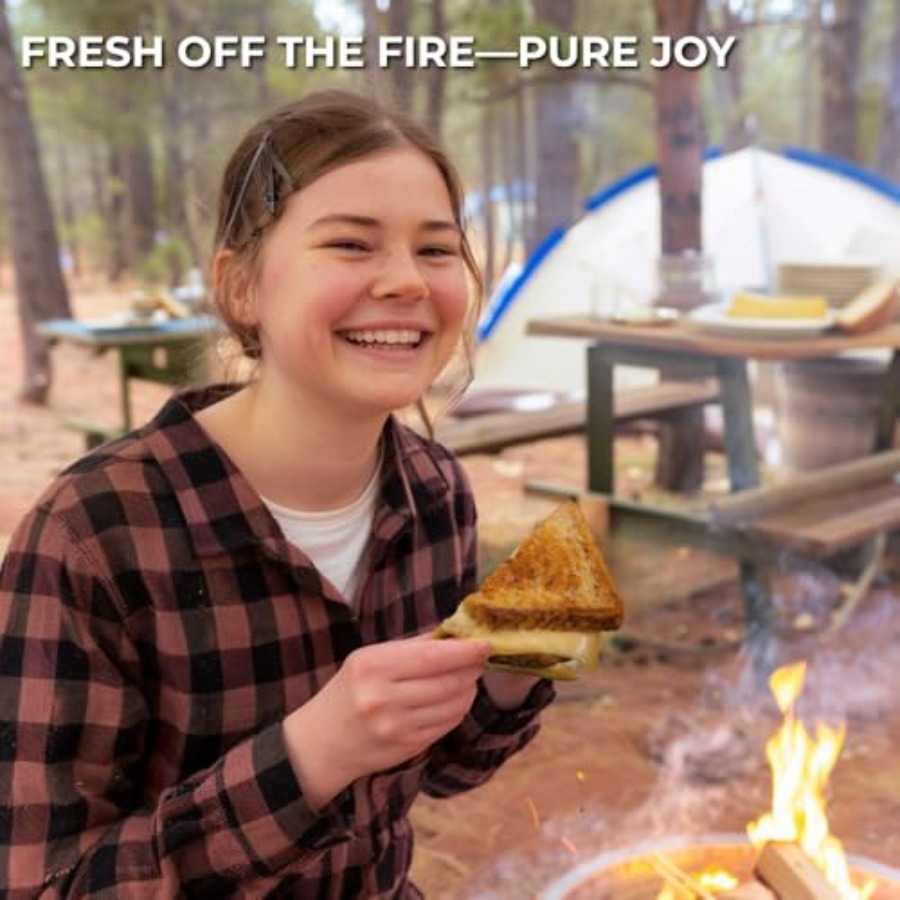 Pie Iron Set Large Cast Iron S - Camping Cooking Set Large のレビューと価格
