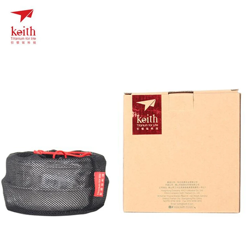 Keith 3PCS Titanium Cookware P - Camping Cooking Set Large のレビューと価格