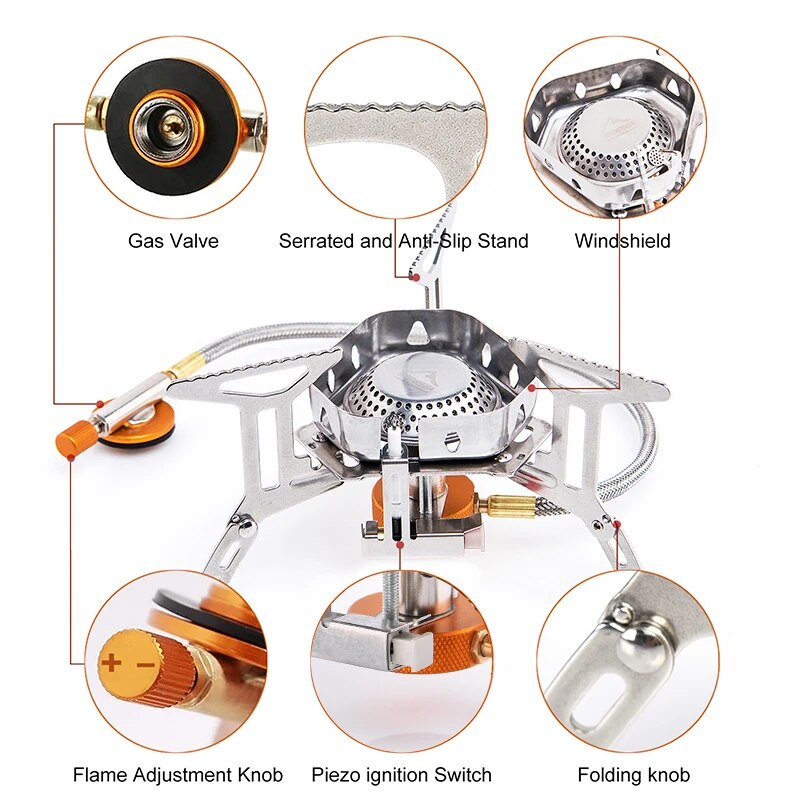 Widesea Camping Burner 3200W W - Cooking On Camping Stove のレビューと価格