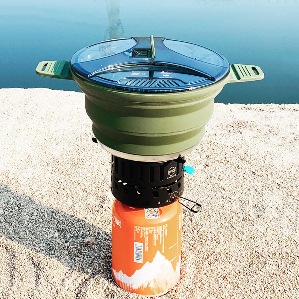 2.5L Silicone Folding Kettle C - Camping Cooking Cup のレビューと価格