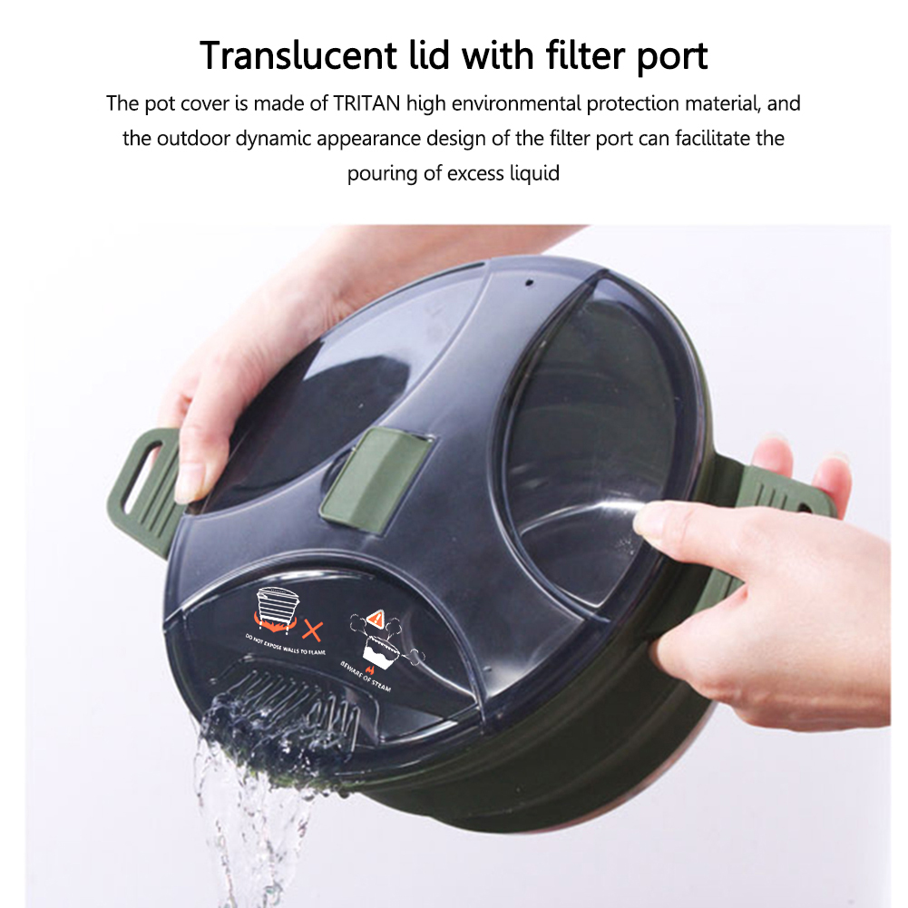 2.5L Silicone Folding Kettle C - Camping Cooking Cup のレビューと価格