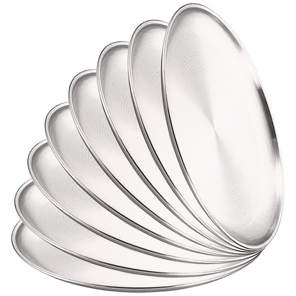 8Pcs Metal Dining Dish Stainle - Camping Cooking Plate のレビューと価格
