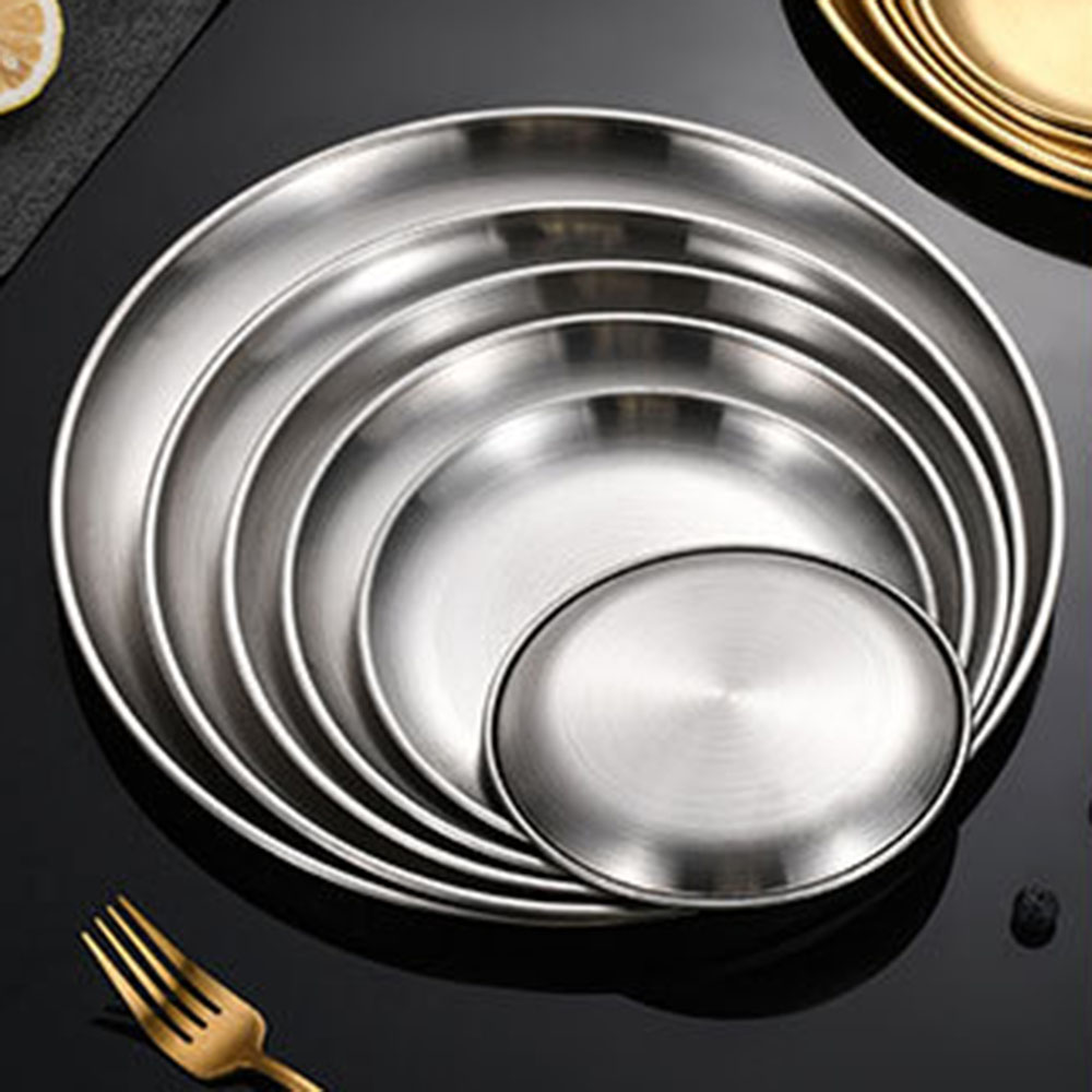 8Pcs Metal Dining Dish Stainle - Camping Cooking Plate のレビューと価格