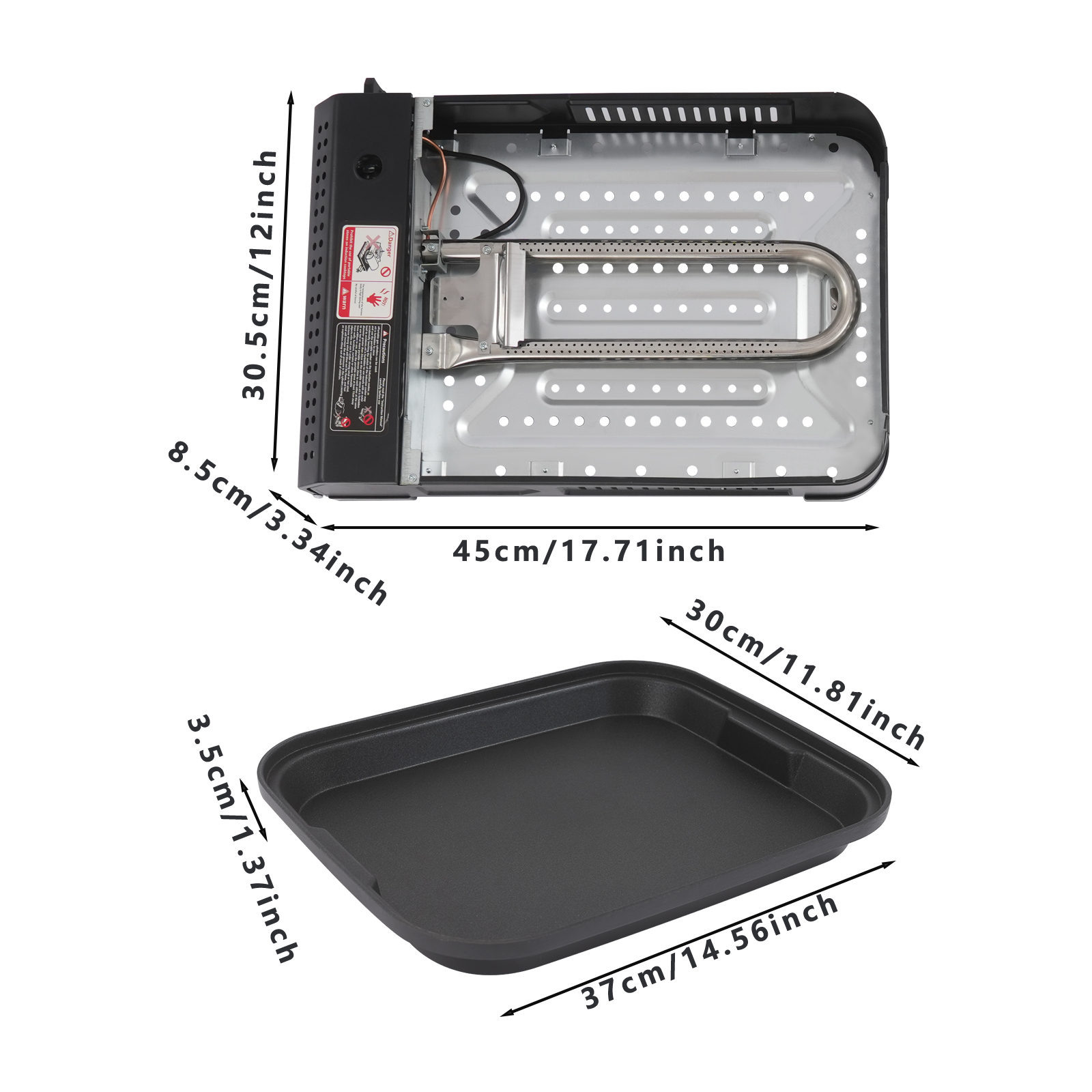 Black Rectangle Portable Butan - Camping Cooking Gas Canister のレビューと価格