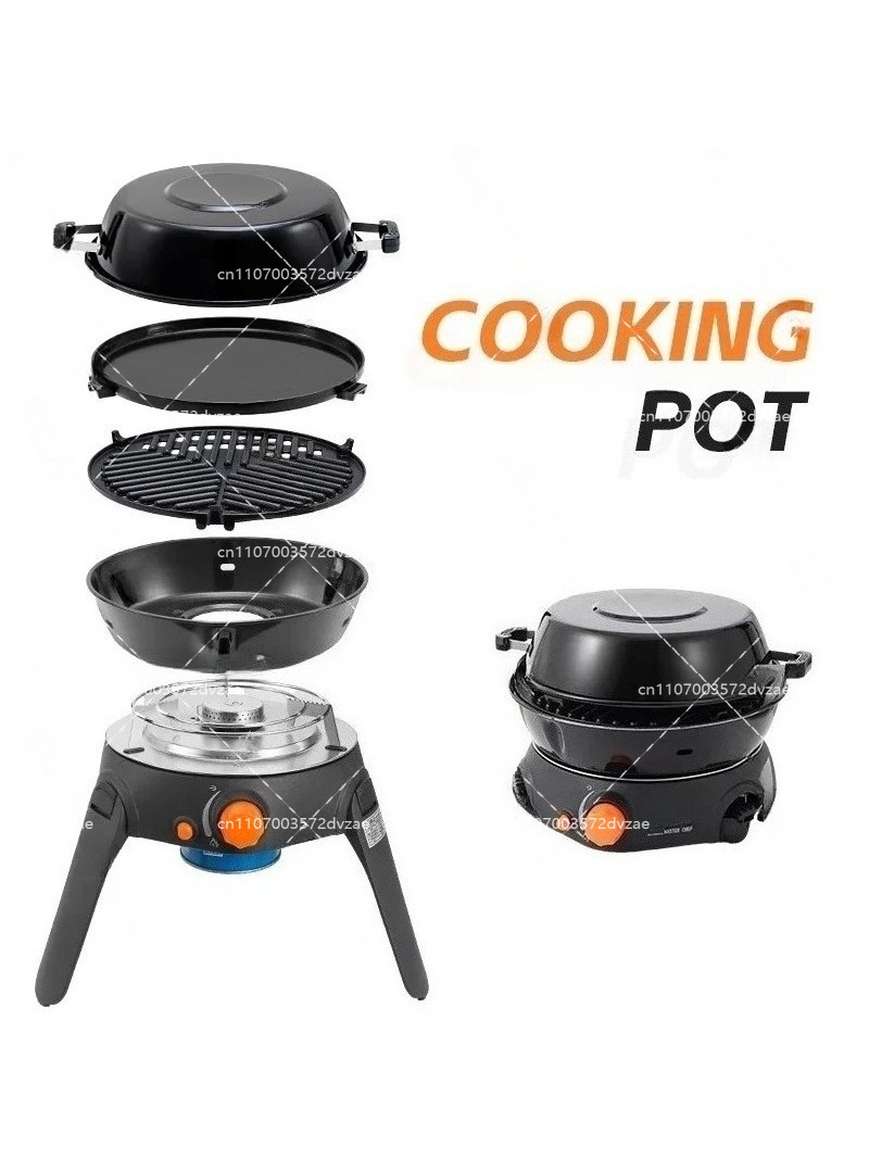 Outdoor Multi Function Gas Sto - Camping Cooking Gear のレビューと価格