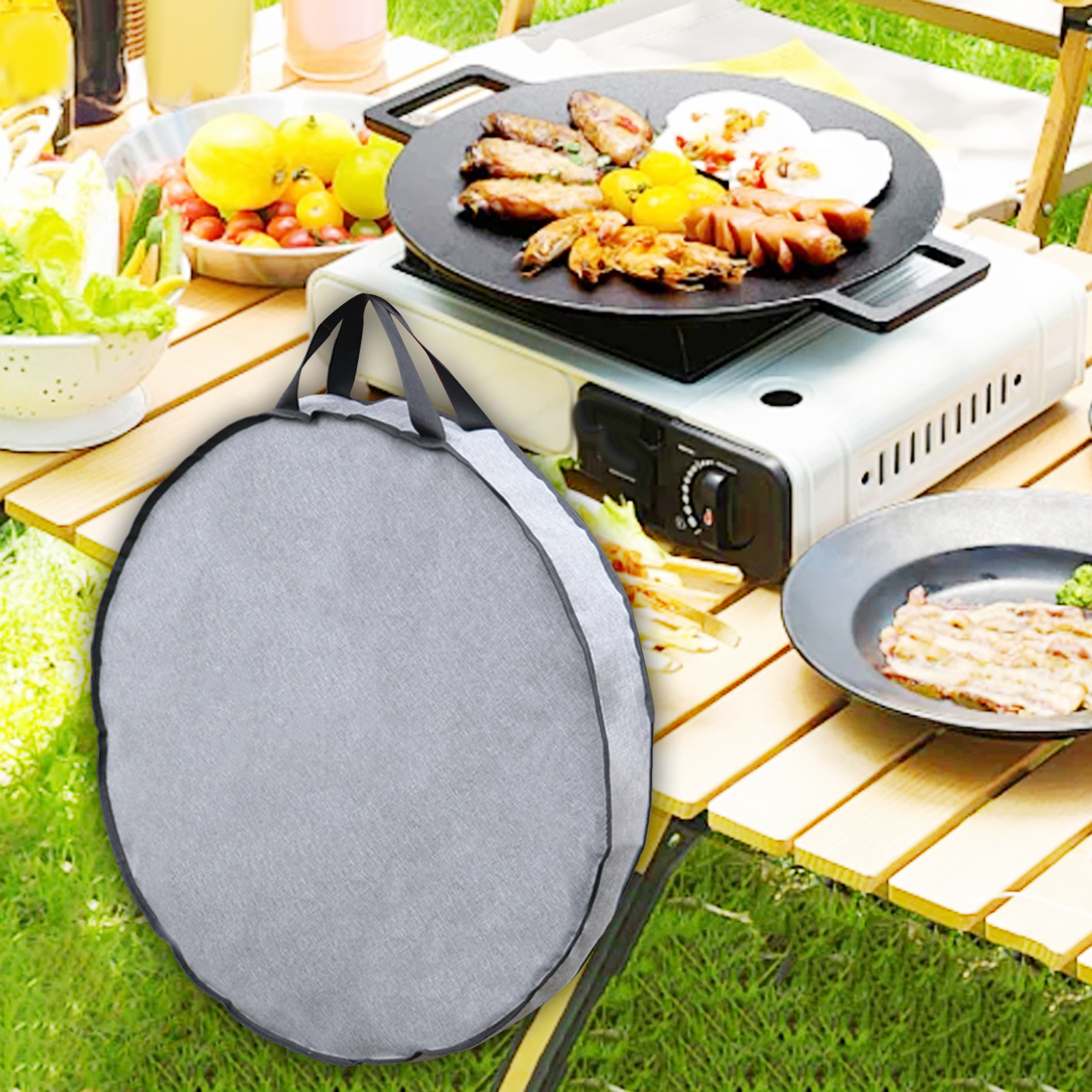 Camping Skillet Bag Portable C - Camping Cooking Gear のレビューと価格