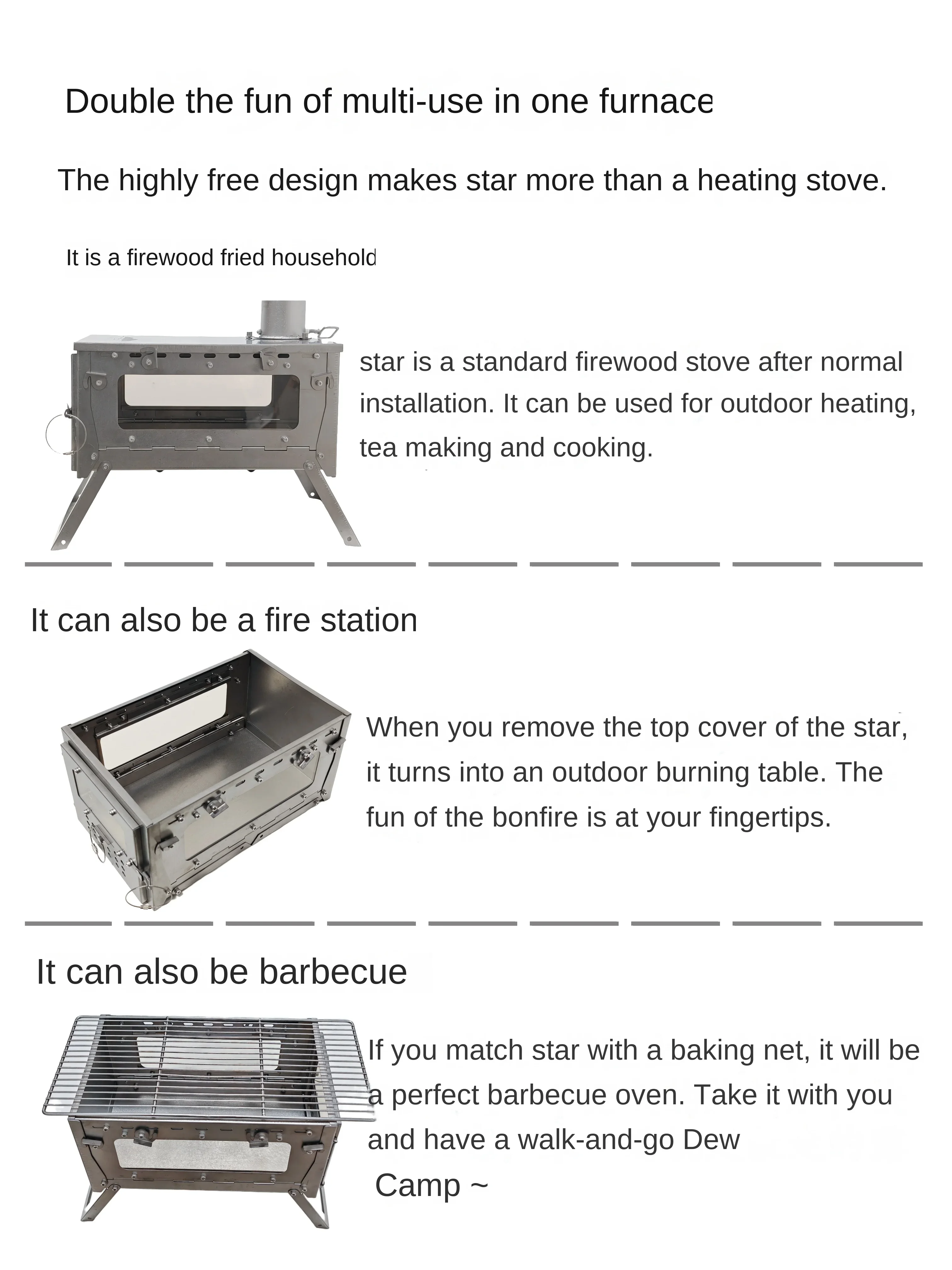 WT Star Ti Titanium Alloy Fold - Cooking On Camping Stove のレビューと価格