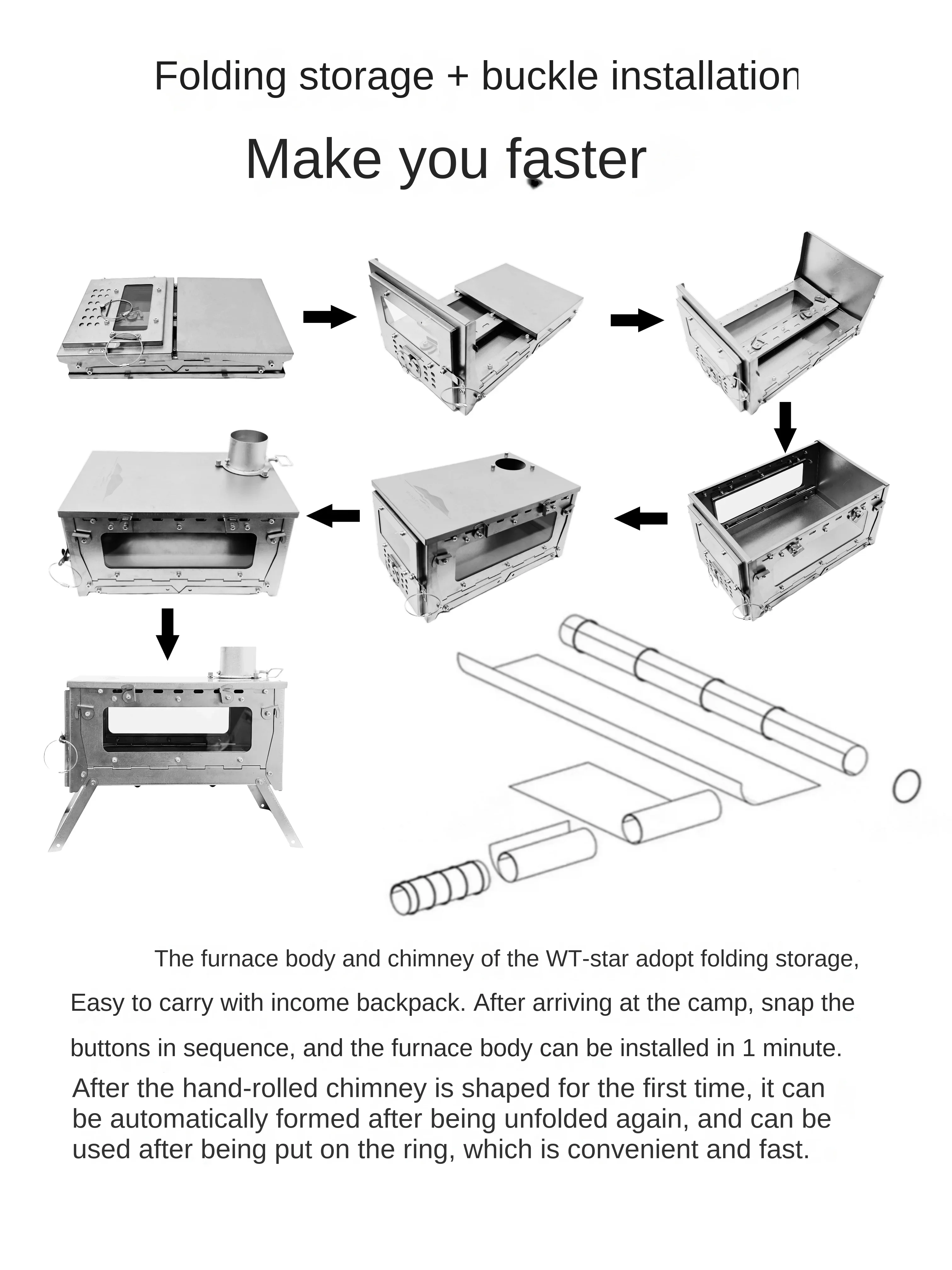 WT Star Ti Titanium Alloy Fold - Cooking On Camping Stove のレビューと価格