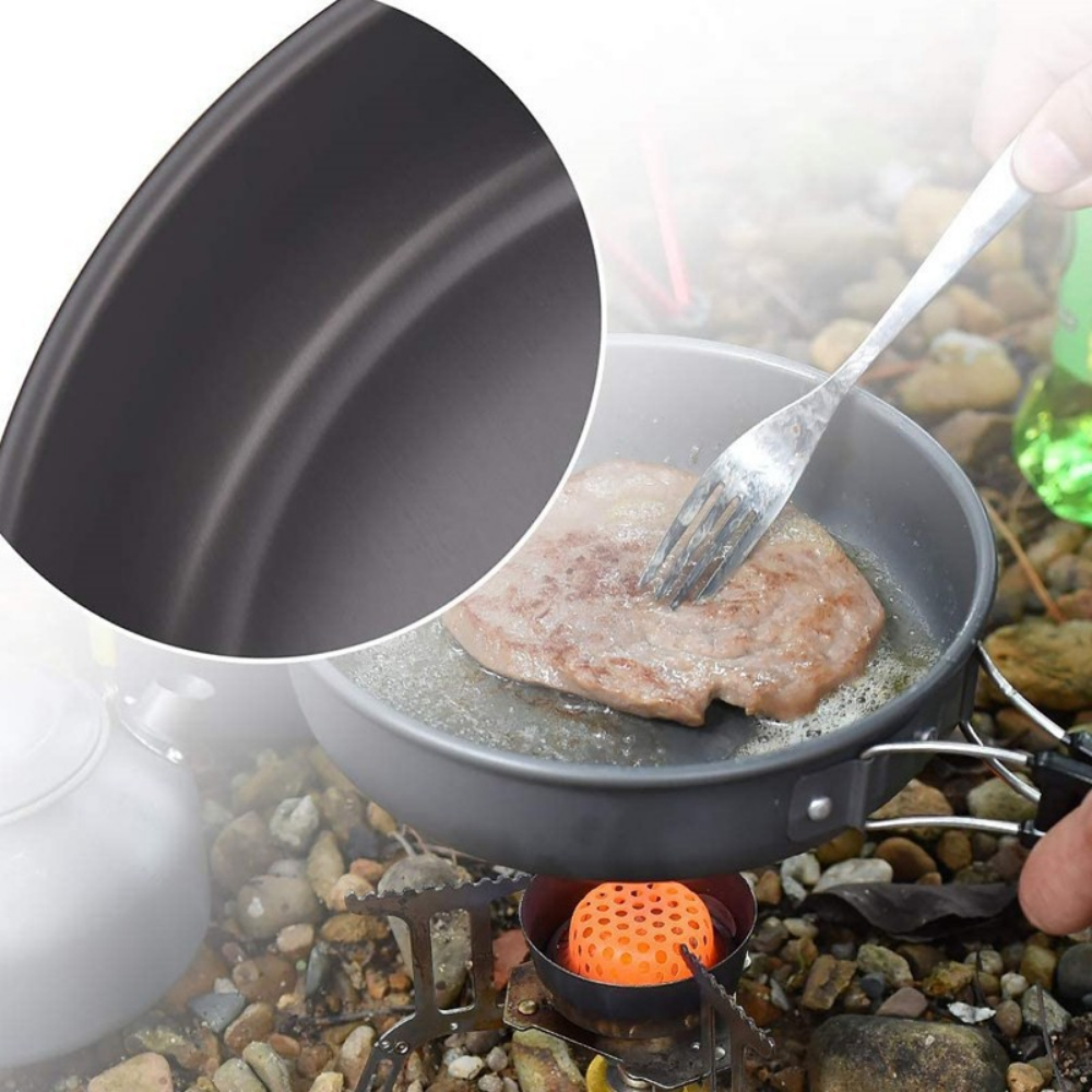 Outdoor large cooking set, 2-4 - Camping Cooking Set Large のレビューと価格