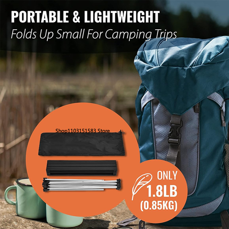 Portable Folding Camping Table - Camping Cooking Table Foldable のレビューと価格
