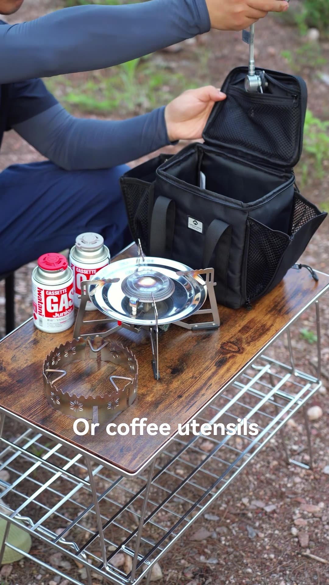 CAMPINGMOON BKXD-5F-B Small Ca - Cooking On Camping Stove のレビューと価格