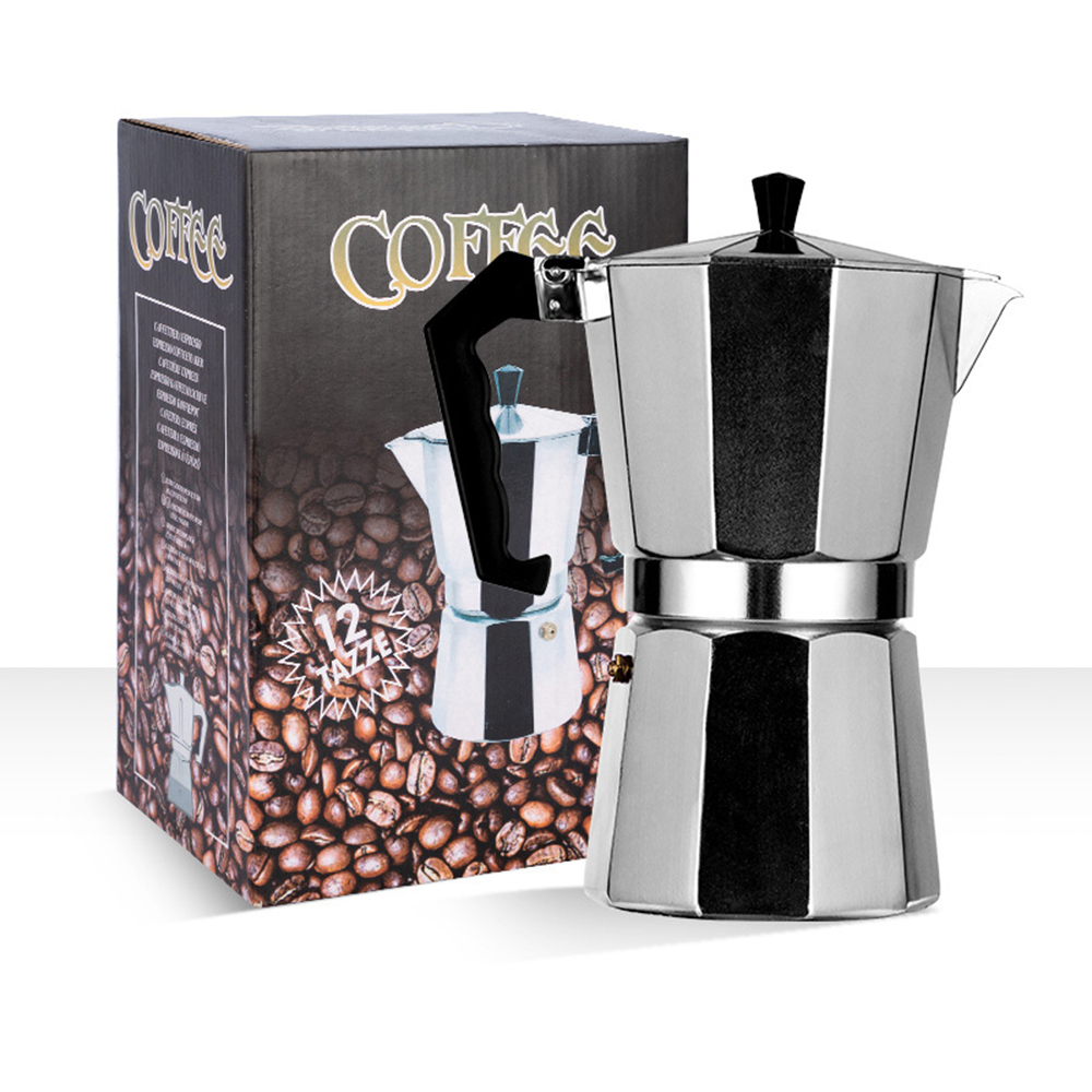 Moka Pot Aluminum Octagonal It - Camping Cooking Gear のレビューと価格