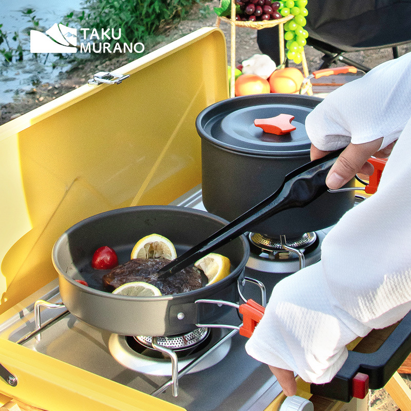 Camping Cookware Set Outdoor C - Camping Cooking Cup のレビューと価格