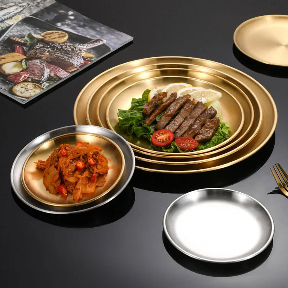 2Pcs Stainless Steels Round Si - Camping Cooking Plate のレビューと価格
